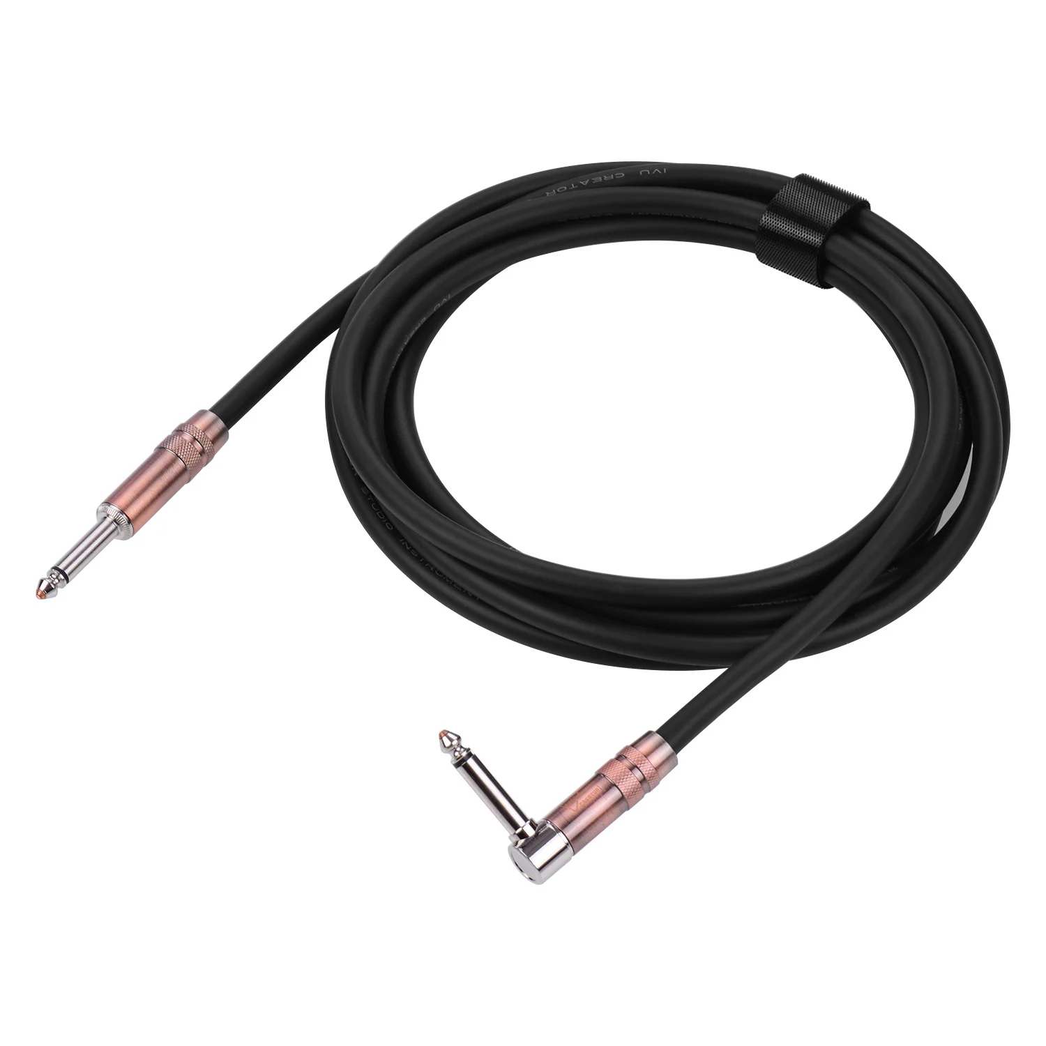 

IVU Creator Studio Cable 3m / 9.8ft Cord Professinal Guitar Cables with Straight to Right Angle 1/4 Inch Connectors
