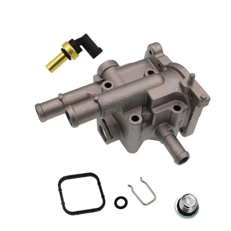 Термостат охлаждающей жидкости двигателя и алюминиевый корпус 96984103 96984104 для Opel