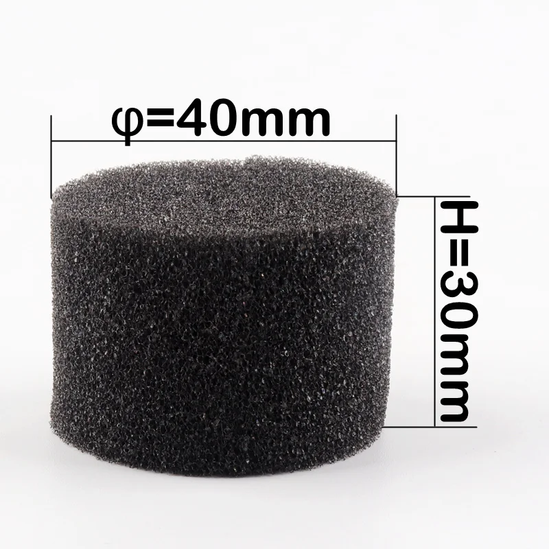 Dia 40 by 30mm Black 100 шт. черная губка для корыта Гидропоника блок клонирования воротник Aquaponics сетчатый горшок губка анти-альга 4 размера - Цвет: Dia 40 by 30mm Black