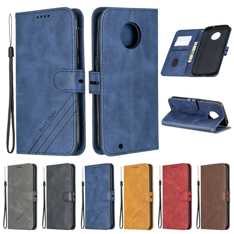 

on sFor Motorola Moto G6 Play Case Leather Flip Case For Funda Motorola Motor G6 G 6 Play Phone Case Moto G6 Plus Wallet Cover