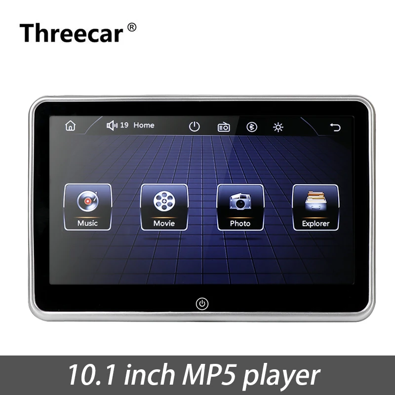 9 дюймов TFT цветной ЖК подголовник DVD мониторы 1024x600 HD вход радио AV монитор для
