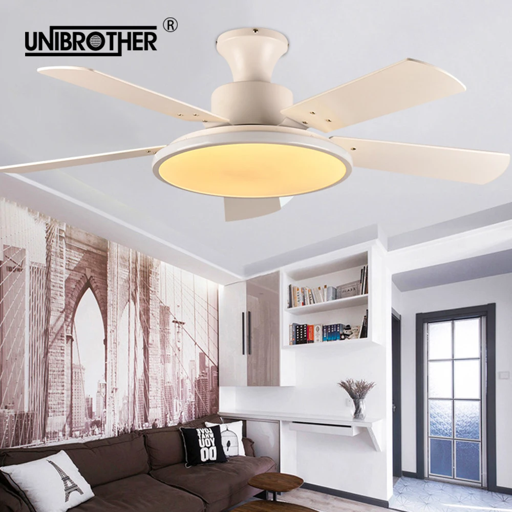 Инверторный светодиодный потолочный вентилятор лампа светильник ционным