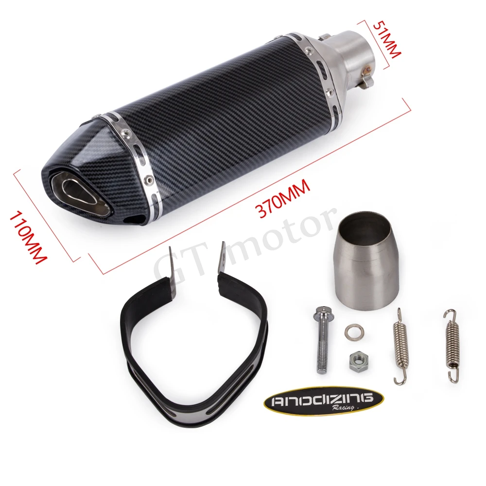 Выхлопная система мотоцикла скольжения на средней трубы звено для DUCATI 696 Monster