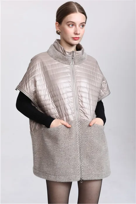 

Женская ветрозащитная стеганая куртка, классическая спортивная качественная парка с капюшоном и необычным дизайном, 2022