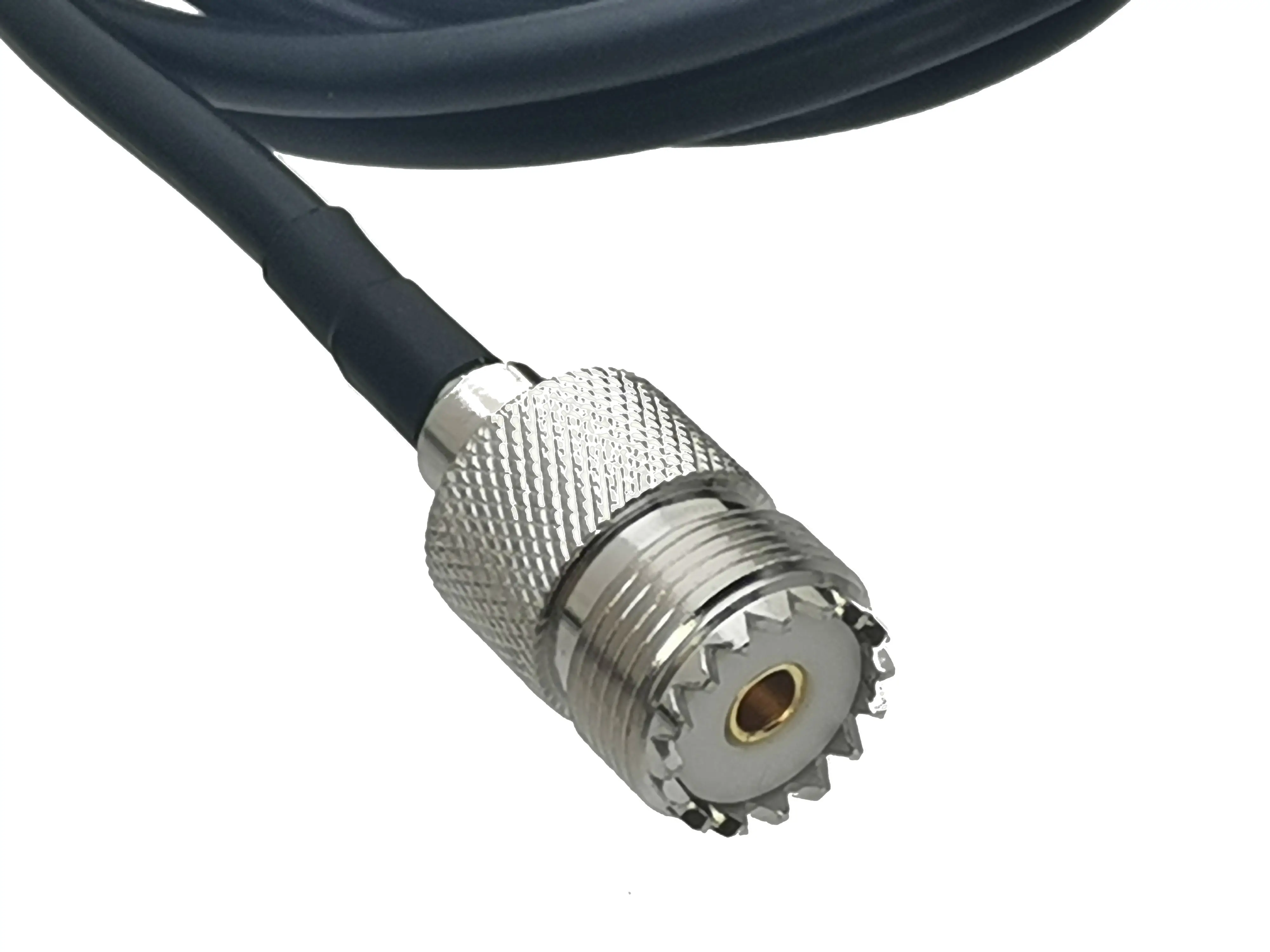 UHF PL259 штекер для UHF SO239 женский разъем прямой обжимной RG58 кабель перемычка косичка 4 дюйма~ 20 м