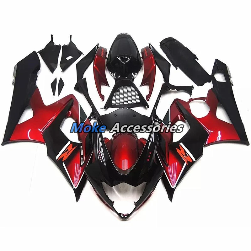 

Motorcycle Fairings Kit Fit For Gsxr1000 2005-2006 Bodywork Set High Quality Abs Injection New Red Black