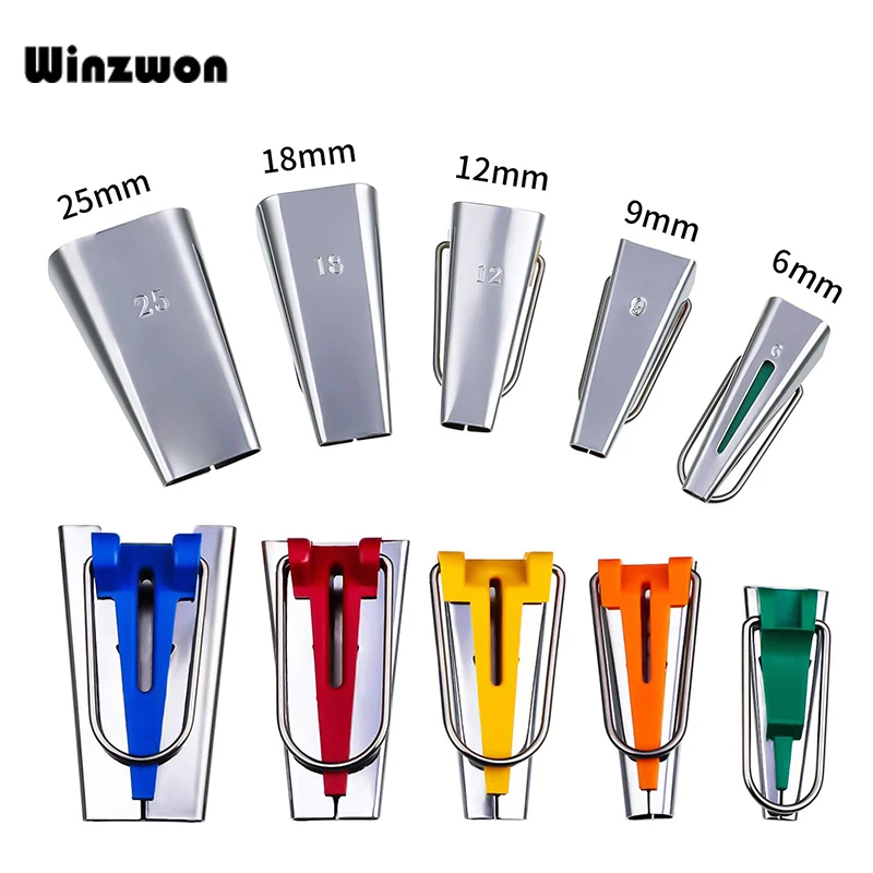 5 шт./компл. Швейные аксессуары устройство для обвязки ткани 6/9/12/18/25 мм