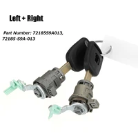 left right ignition door cylinder lock with keys 72185s9a013 for honda civic element cr v for odyssey s2000 2004 2009