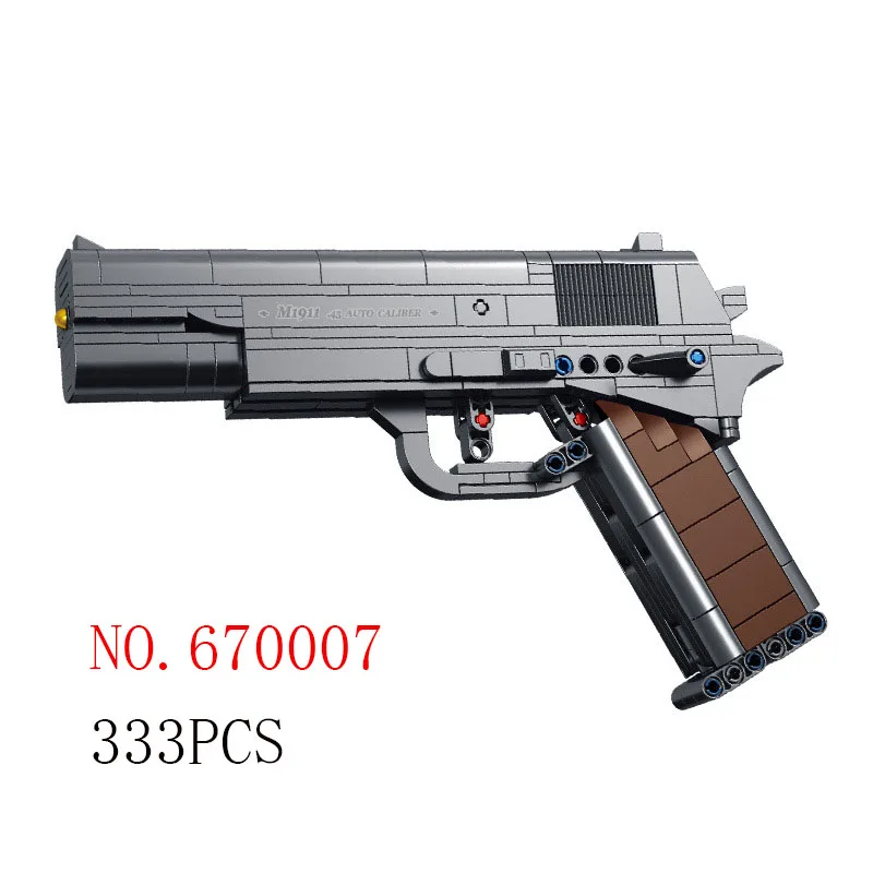 

Desert Eagle Pistols Building Blocks Set Guns Model Bricks Assembly Toy for Boy Children Birthday Gift Kit