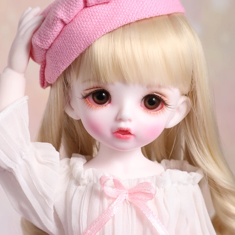 Полный набор 1/6 BJD кукла милая Carol для с очками маленьких девочек на день рождения