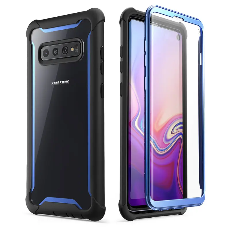 

I-BLASON чехол для Samsung S10, 4,7-дюймовый Защищенный чехол Ares со встроенным защитным экраном [не совместим с датчиком отпечатка пальца]