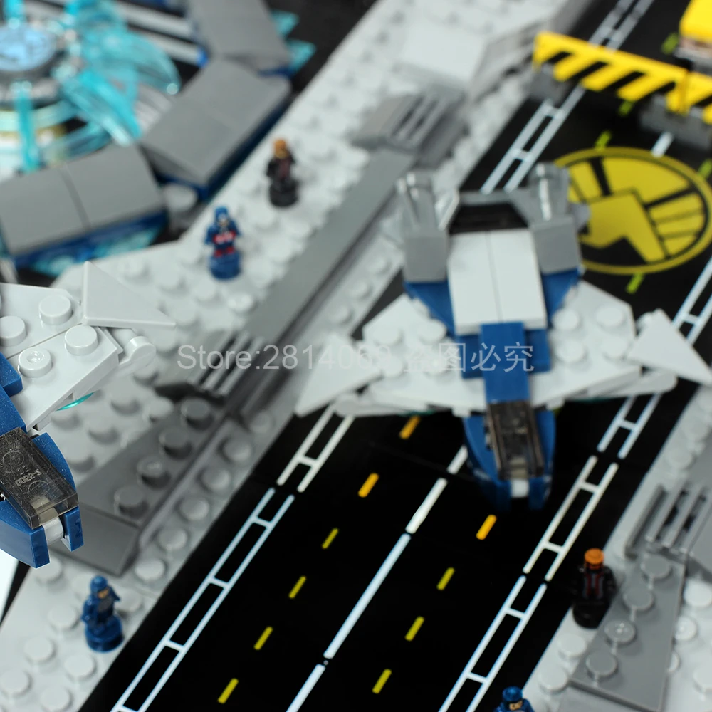 07043 3057 шт супер герой щит Helicarrier модель строительные наборы блоки кирпичи мальчик игрушки совместимы с фильмом 76042