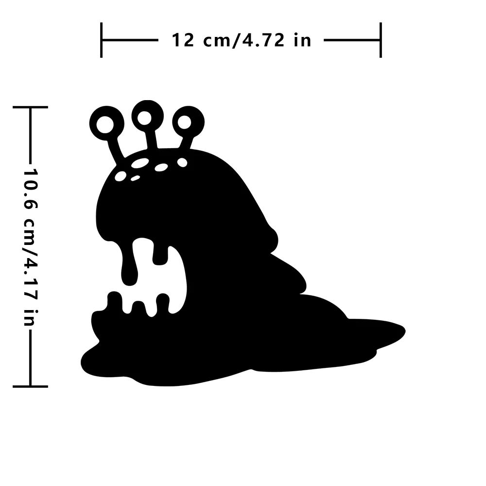 Наклейки на бампер и наклейки для автомобиля Slyme the monster виниловые украшения