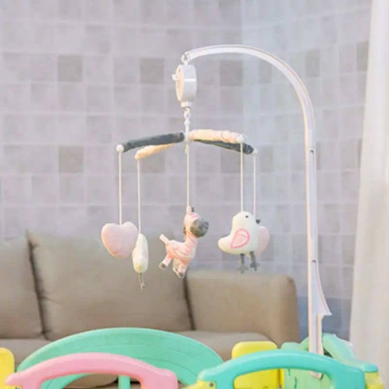 Детская кроватка музыкальная Мобильная погремушка плюшевая подвеска кровать