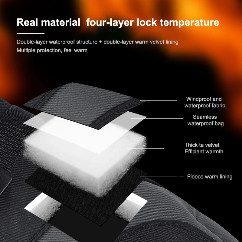 Зимние лыжные перчатки PHMAX уличные спортивные термоперчатки для сноуборда с