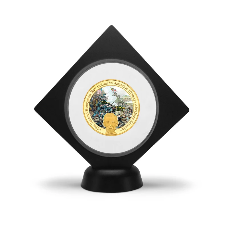 coin5 with holder WR американская военная война Золотой коллекционный набор монет военный сувенир монетница армейский вызов монеты медаль подарок пункт дропшиппинг - Цвет: coin5 with holder