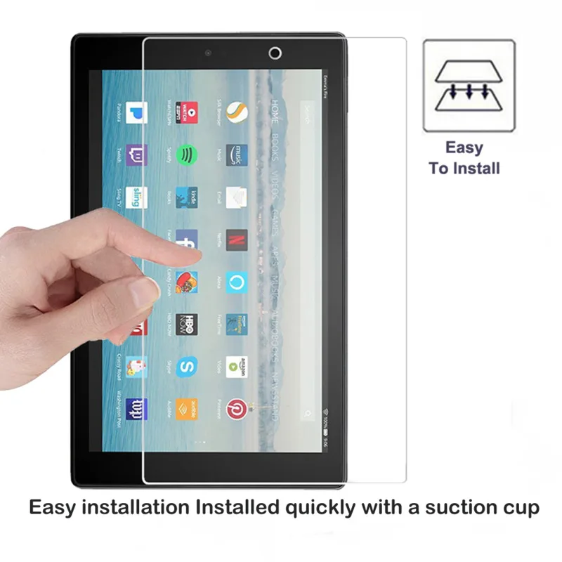 2 шт. Противоударная пленка для планшета Kindle Fire HD 10 8 2021 2020 2019 2015 HD10 Plus Защитная