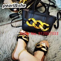 shoes match bags match wholesale ladies purses spring summer slipper fashion serpentine luxury handbags women bags sandal