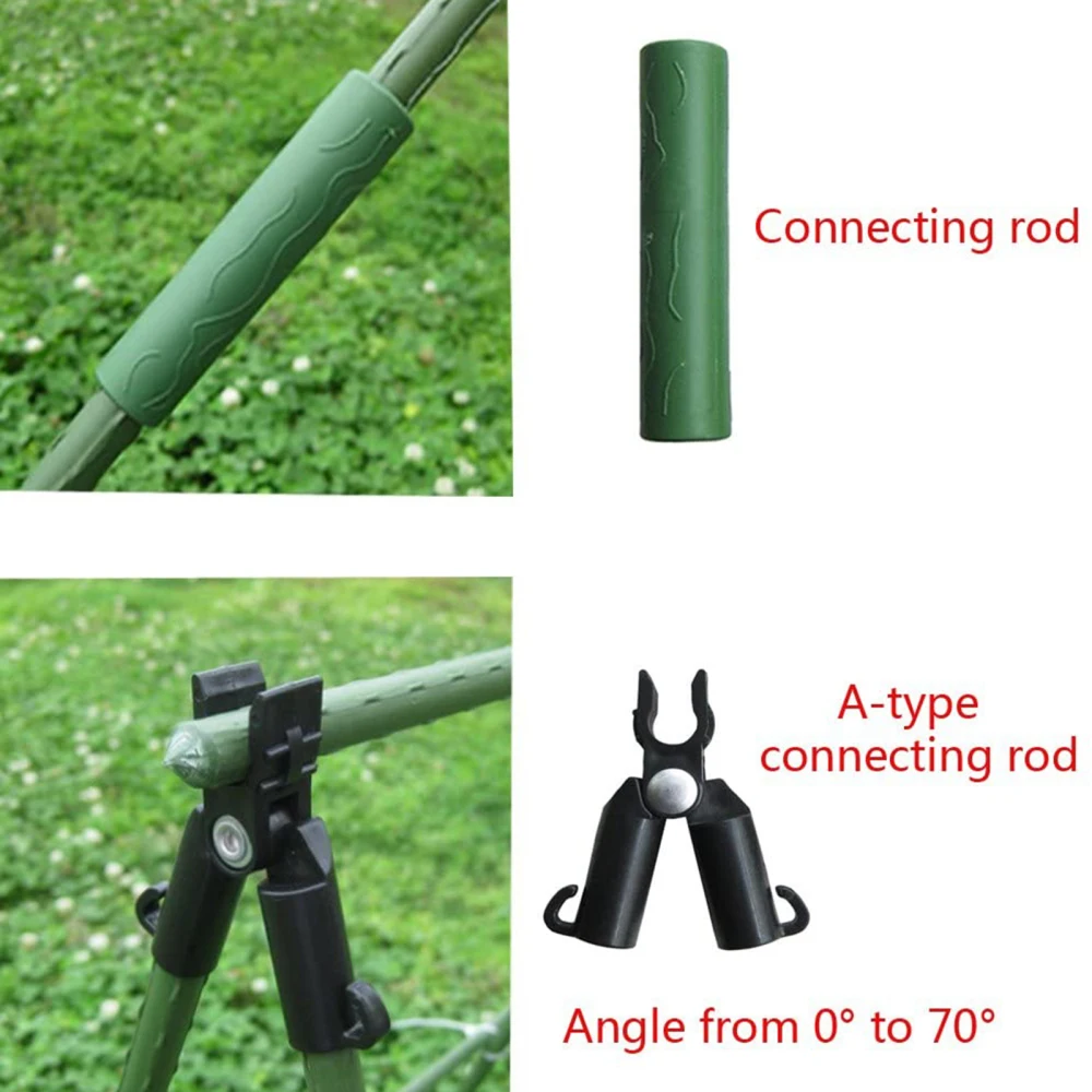 

Cross-Buckle Fixing Connector Greenhouse Bracket A-Type Connecting Joint PP 30pcs Plastic 30PCS/SET Climbing Frame Set