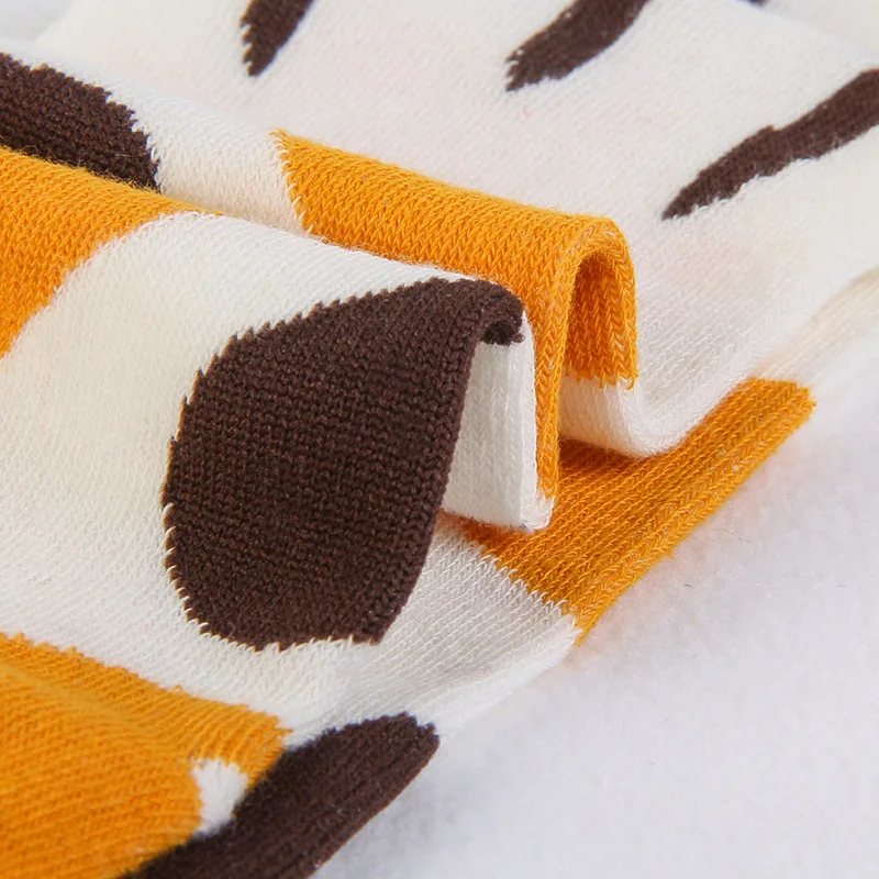 

1 Pair of Cute Cartoon Japanese Cat Claw Boat Socks Summer Fresh Lady Student Personality Cute Cat Claw Animal Pattern Socks