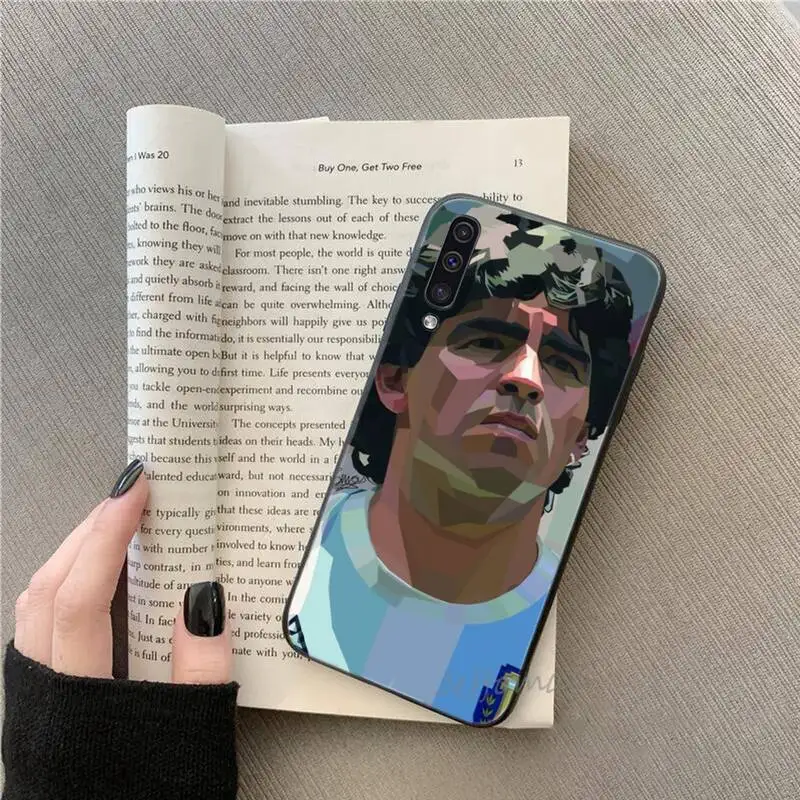 

Diego Armando Maradona Argentina Phone Case For Samsung galaxy S 7 8 9 10 20 edge A 6 10 20 30 50 51 70 note 10 plus Soft