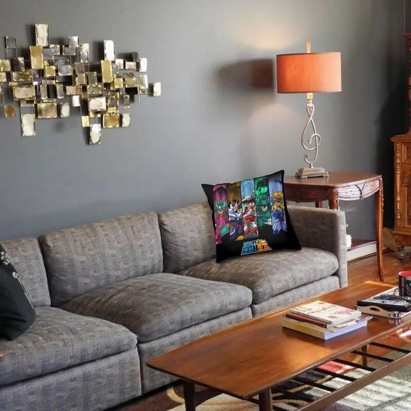 Декоративная Подушка Рыцари Зодиака Роскошный чехол для подушки в стиле аниме