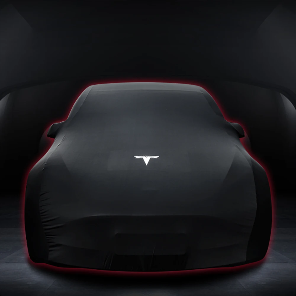 car cover for tesla model 3 model y sunshade insulated high elastic protective elastic stretch cotton tight anti dirt model3y free global shipping