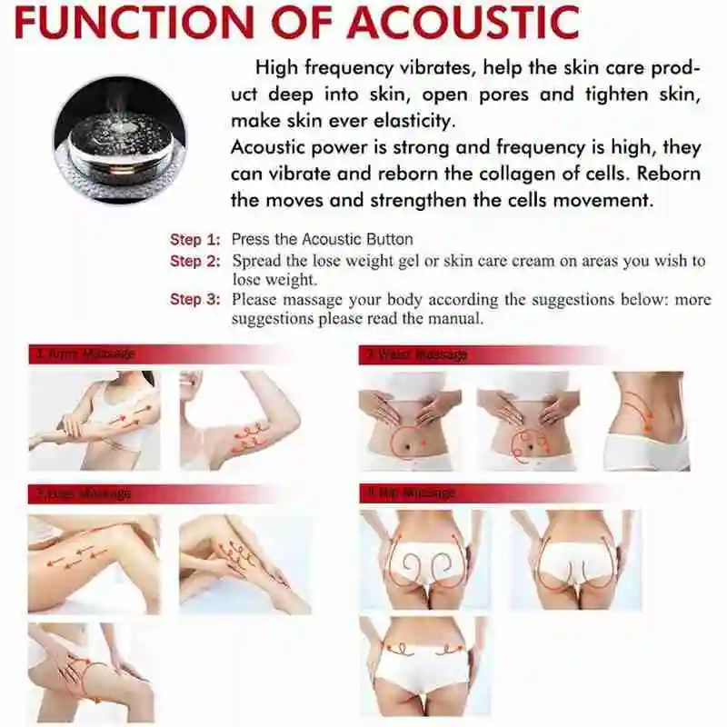 Ультразвуковая кавитация устройство для похудения тела ультразвуковая