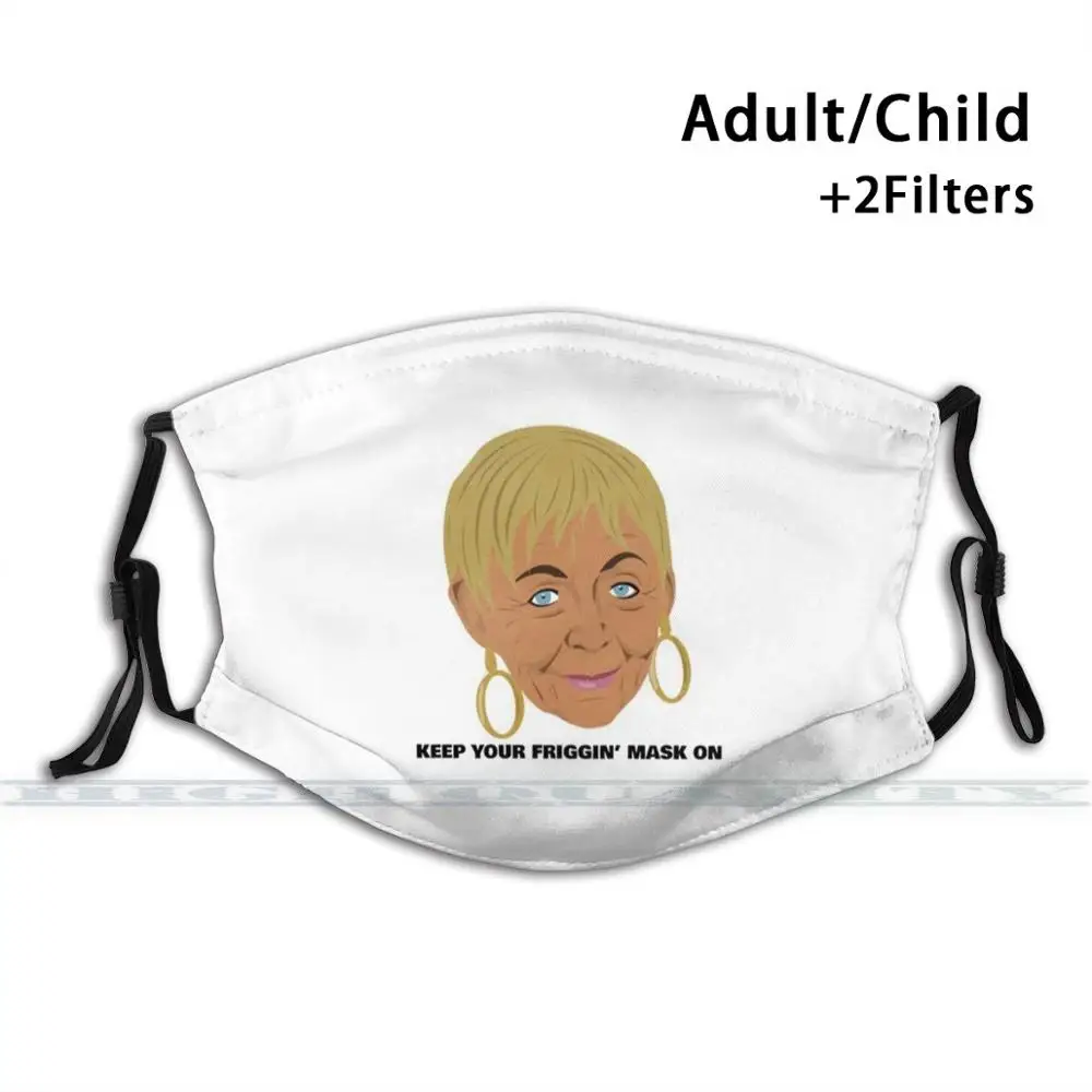 

Многоразовая забавная маска для лица с фильтром Pm2.5