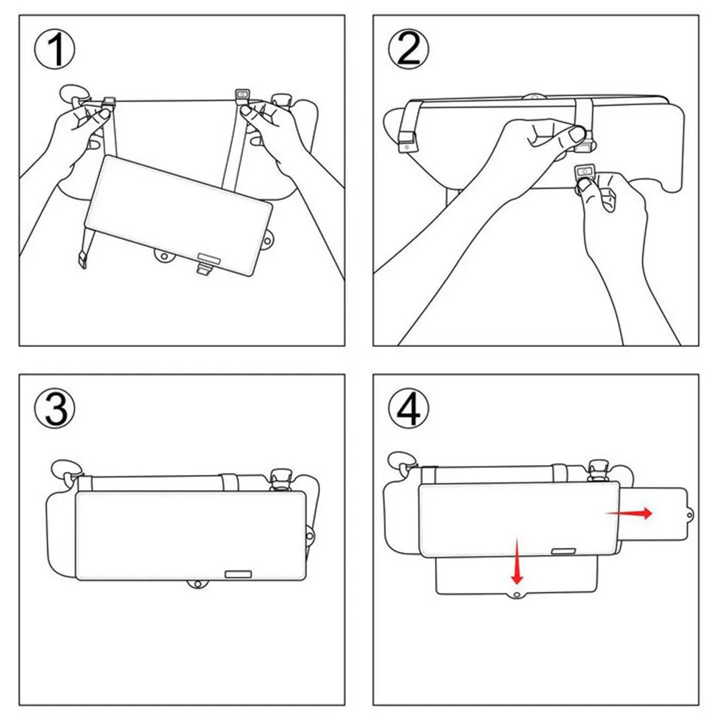 

Protection Sun Visor Extender See Through Shade Truck Window Adjustable