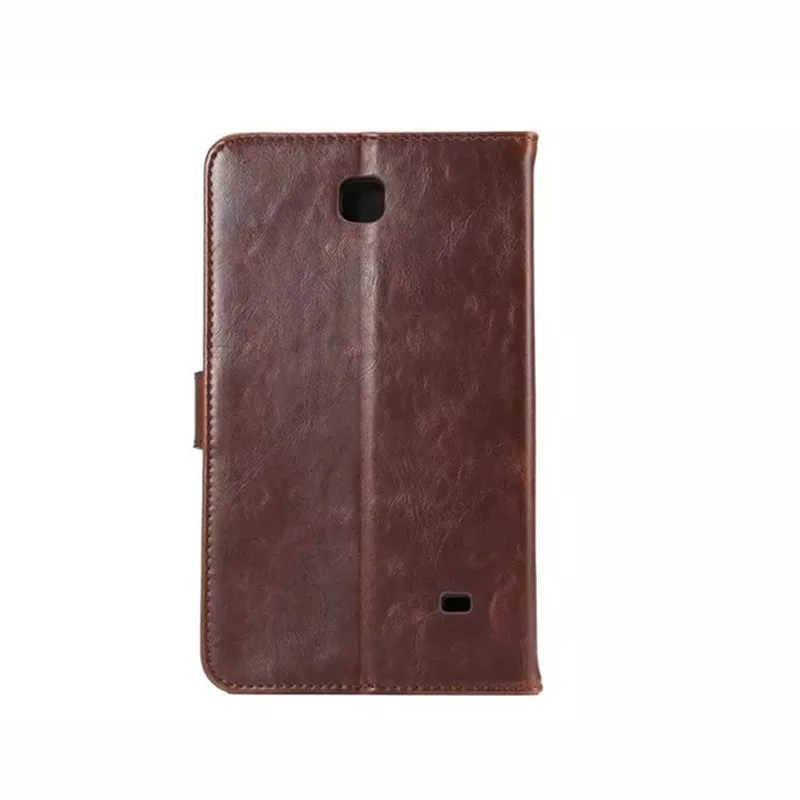 Для samsung Galaxy Tab 4 7 дюймов crazy horse кожаный флип-чехол с подставкой для samsung T230 T231 T235 Tablet e-Books Case