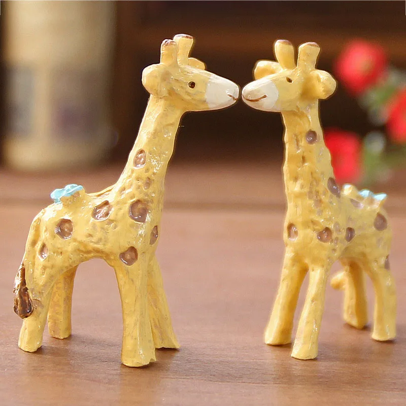 Северных оленей фигурка палевый Миниатюрная модель реквизит для фотосессии