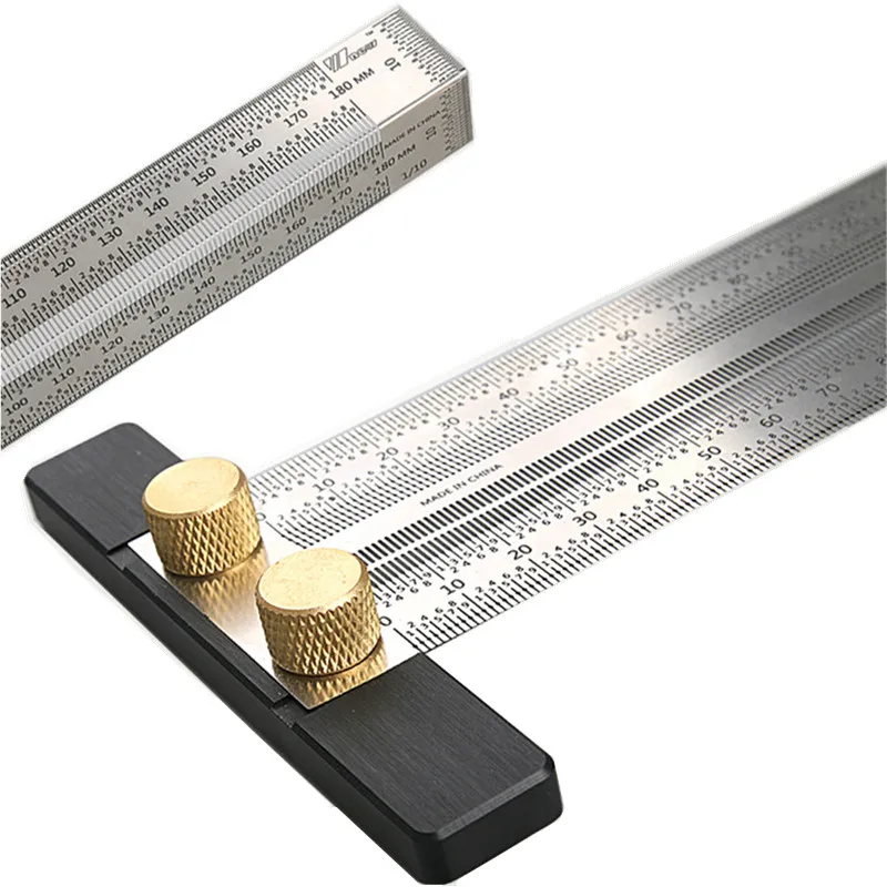 Высокоточная линейка весов Wnew precision T-type Mark Line Gauge разметочная нержавеющий