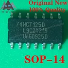 10 шт. 74HCT125D лапками углублением SOP-16 полупроводниковый логическая интегральная схема кодер-декодер мультиплексор и демультиплексор чип для модуль для arduino nano с BOM спецификацией