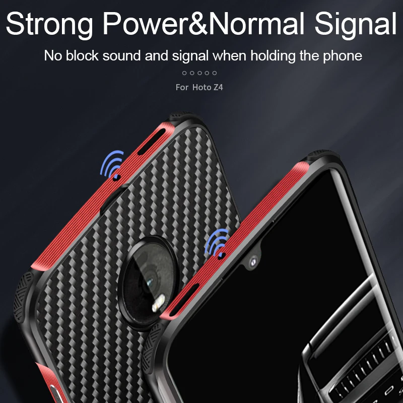 for Motoaola Moto Z4 Case LUPHIE Metal Frame Bumper Aluminum Alloy Protection Cover Military-Grade Armor Carbon Fiber | Мобильные