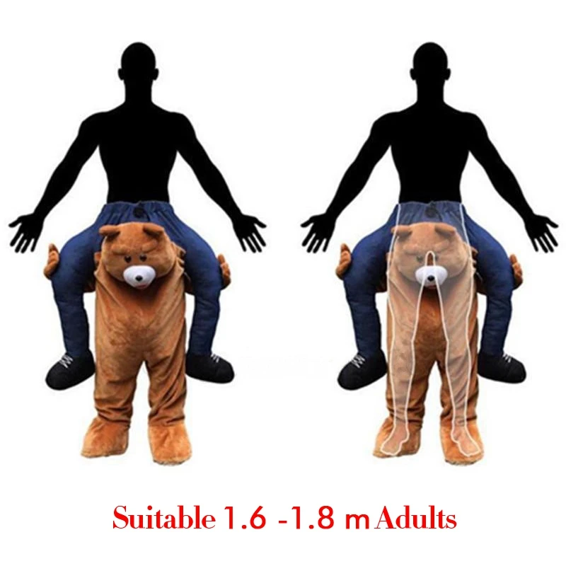 

Novelty Funny Ride on Me Costume Carry Back Me Animal Pants Women Men Oktoberfest Halloween Party Fancy Dress Costumes