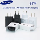 Адаптер для быстрой зарядки Samsung Note 10 Pro, 25 Вт, USB 3,0, кабель 1 м для Galaxy Note 10, S8, S9, S10 Plus