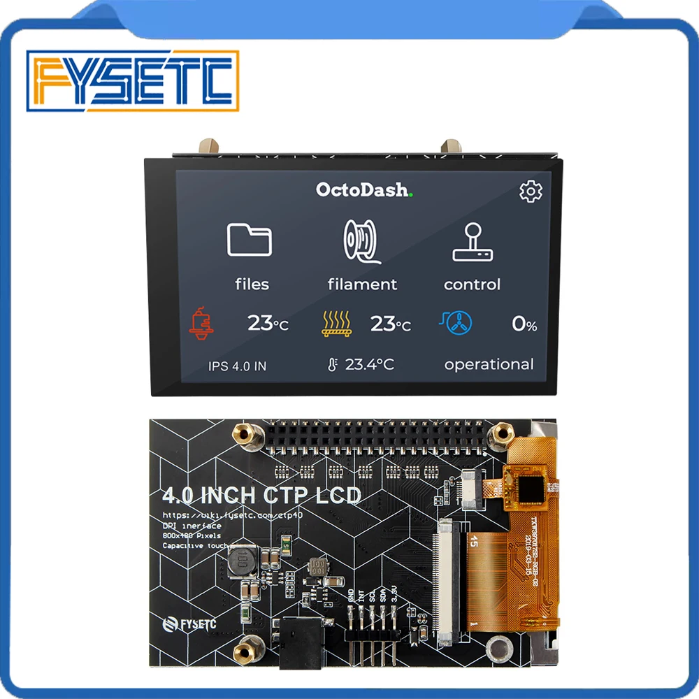 4-дюймовый CTP ЖК-экран FYSETC x 480 пикселей емкостный сенсорный экран для 3D принтера