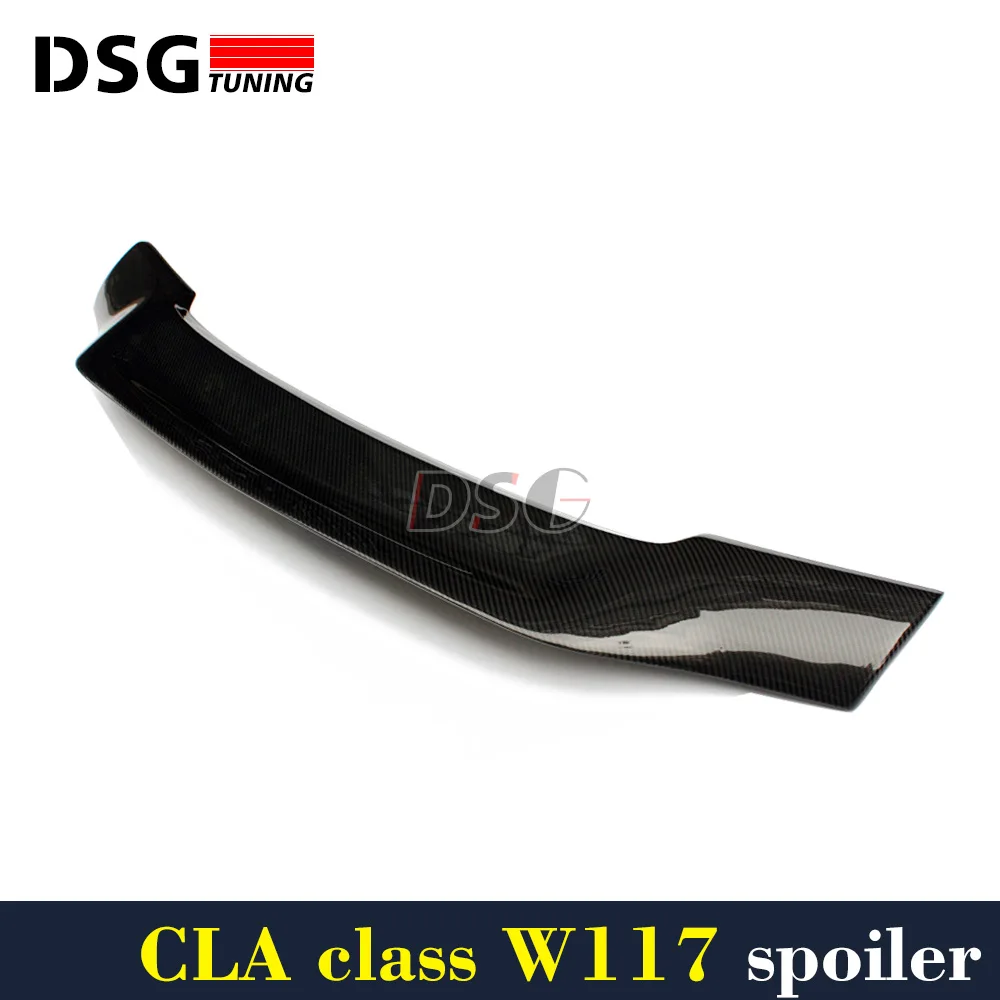 Задний спойлер из углеродного волокна Ducktail High-Kick для CLA Class W117 C117 2013 - 2019 CLA45 CLA200 CLA250