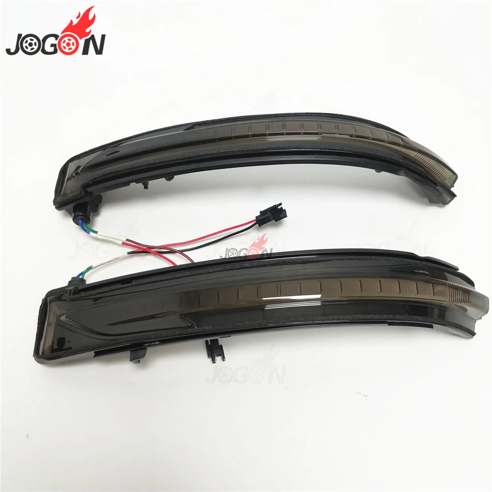 Smoked Black LED Light Dynamic Turn Signal Mirror Blinker Indicator For Nissan X-Trail T32 Qashqai J11 Murano Z52 Pathfinder R52