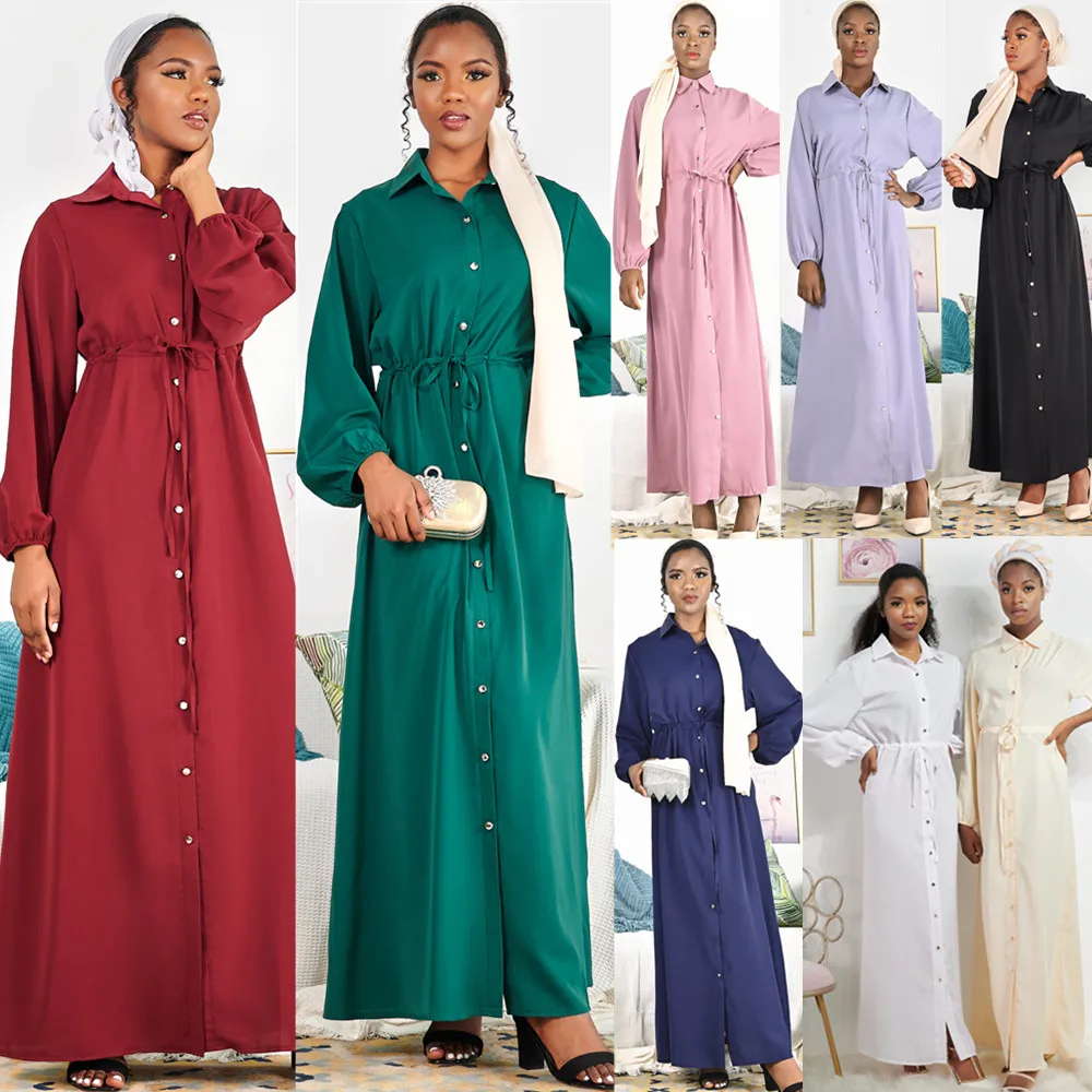 

Eid Mubarek Abaya Dubai Turkey Hijab Muslim Dress India Islamic Clothing Shirt Dresses for Women Vestidos Afircan Moroccan Katan