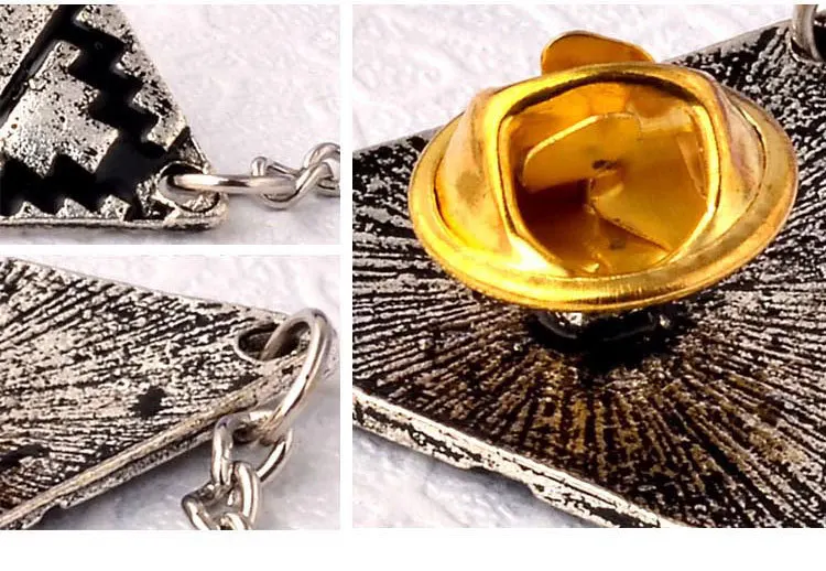 Винтажные броши в античном ретро стиле на воротник зажим для воротника пряжка