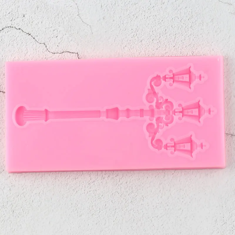 Винтажная европейская уличная лампа силиконовая форма сделай сам свадебный торт