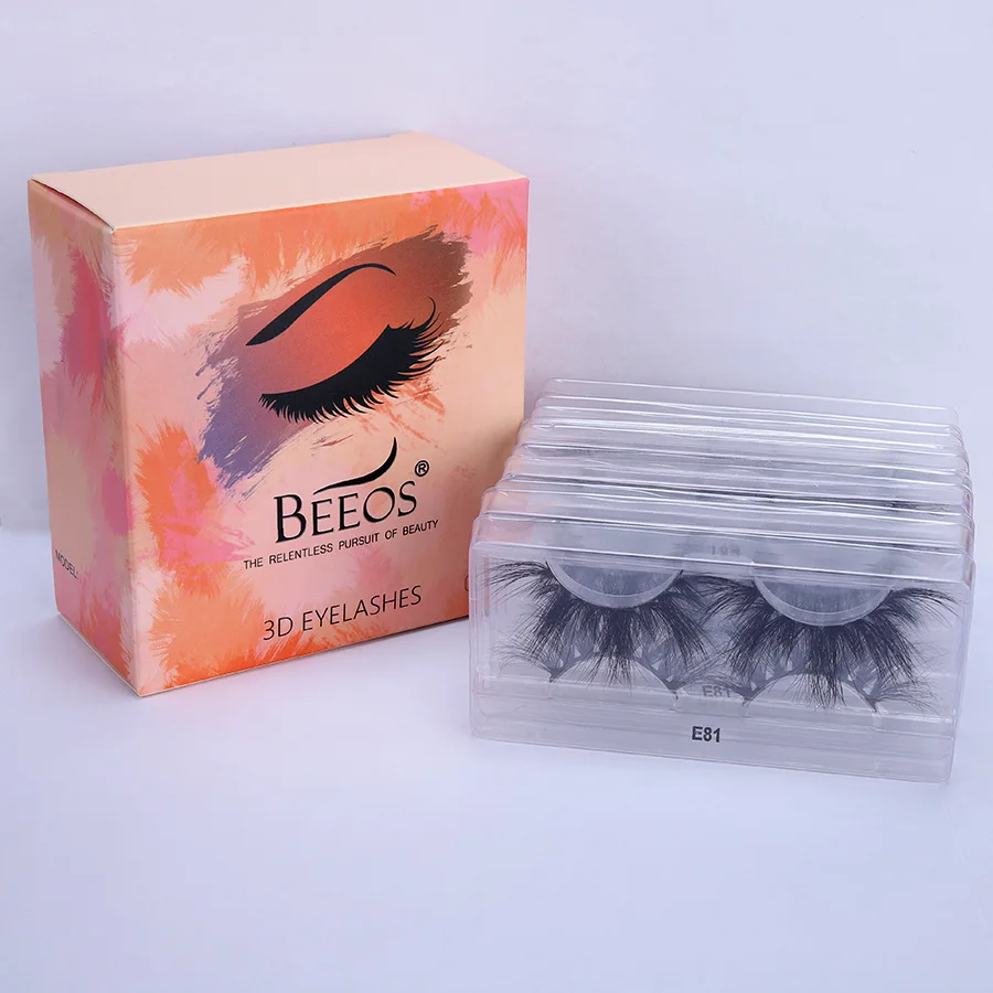 

Fluffy False Eyelashes Beeos Lashes Wholesale 30/50/100 Pairs Eye Lashes Makeup Eyelash Makeup Extension Tools For Sexy Lady