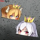 3D наклейки Three Ratels FC105 с изображением бабочек и Бузет, аниме наклейки на автомобиль, бампер, велосипед, мотоцикл, ноутбук