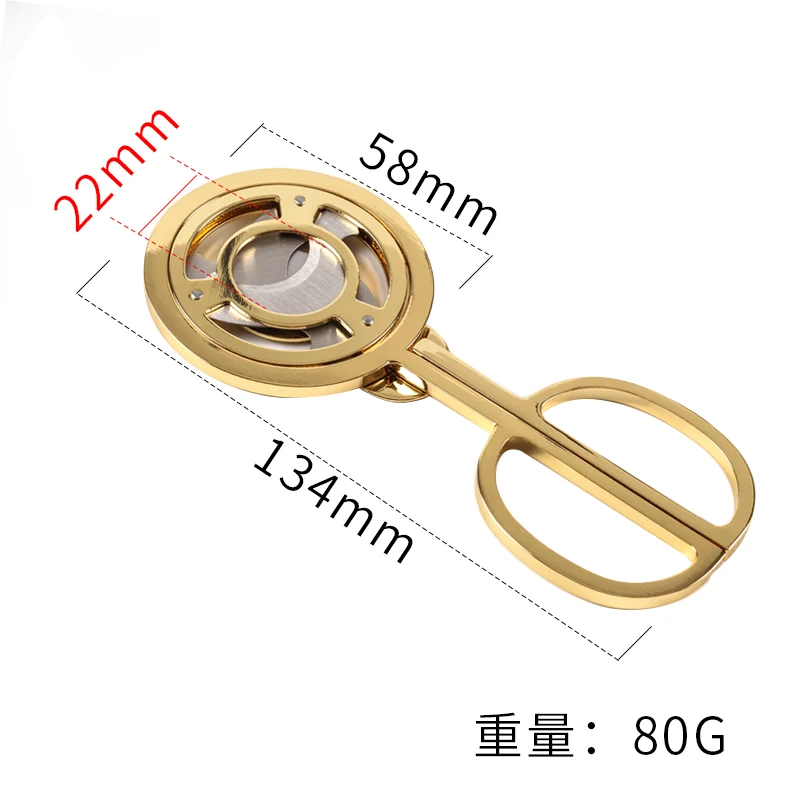 Новые прочные круглые серебряные ножницы для сигар из нержавеющей стали с острым