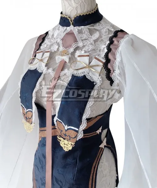Костюм косплея для Хэллоуина Azur Lane Azure Horizons Sirius Skin Women Sexy Cheongsam Carnival Uniforms Deluxe Party Dress E001.