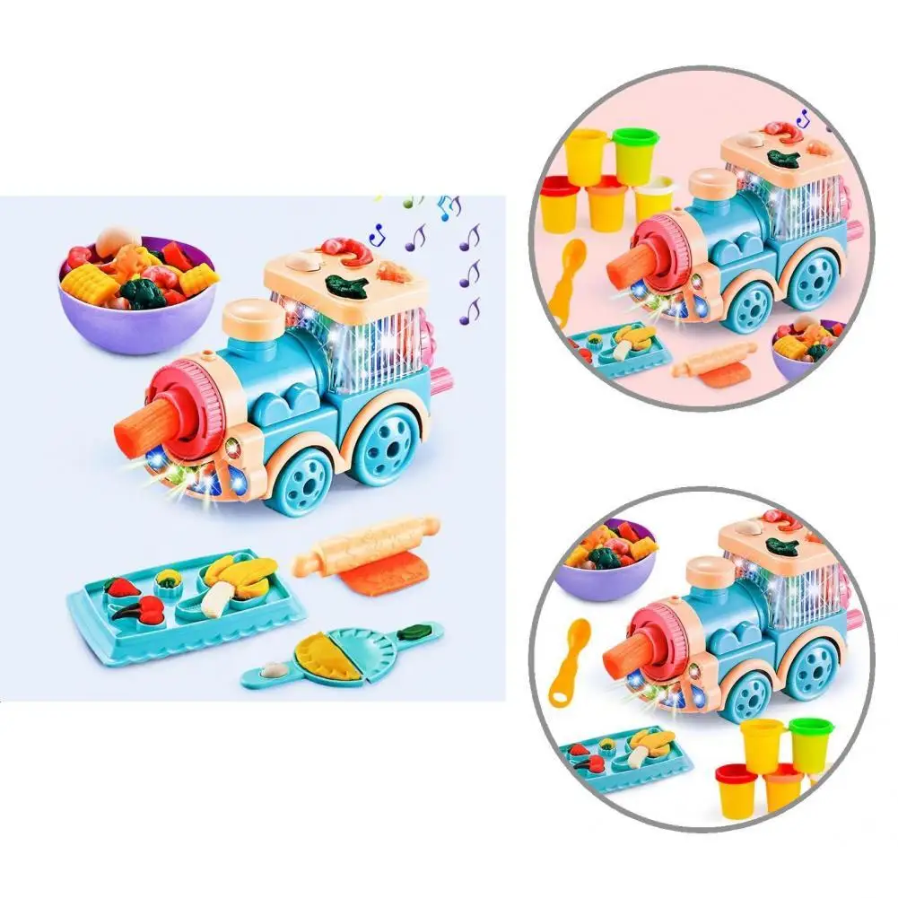 

Vivid Appearance Plastic Children Music Train Noodle Machine for Kids