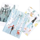 Творческий 365 дней милые Ежедневники милый дневник Книга Планировщик Красочные Внутренняя страница блокнот ежедневный план повестки дня офиса школы Stationry