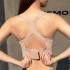 Спортивный бюстгальтер, топ для фитнеса, бега, спортивная одежда, женское нижнее белье, бюстгальтер с чашками пуш-ап, размера плюс, йоги